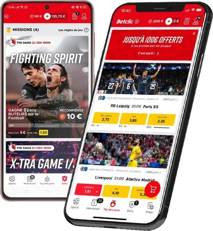 Ladbrokes app welcome screen and deposit limit reminder