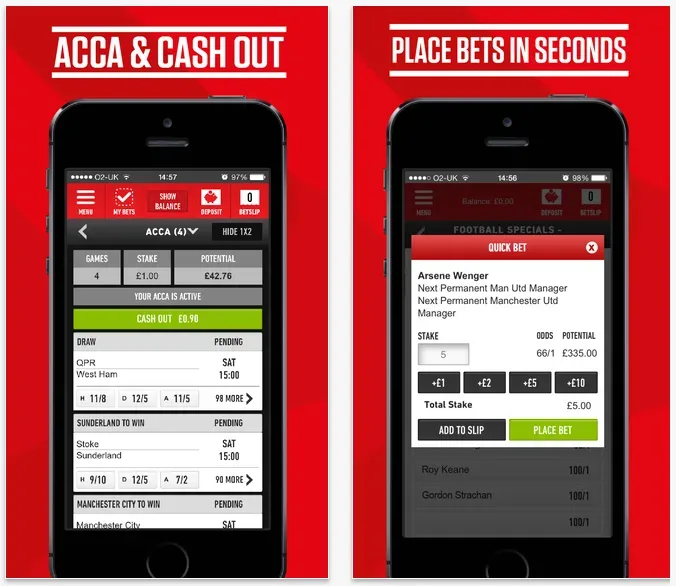 Ladbrokes app promotions: Place Extra and Big Bets