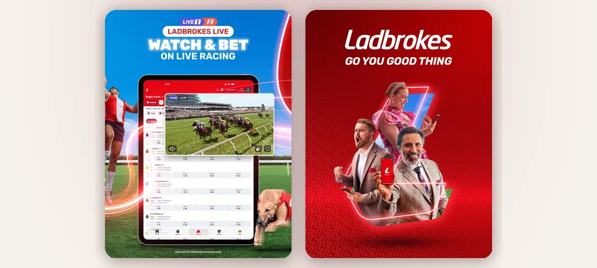Ladbrokes app on tablet: watch and bet on live racing